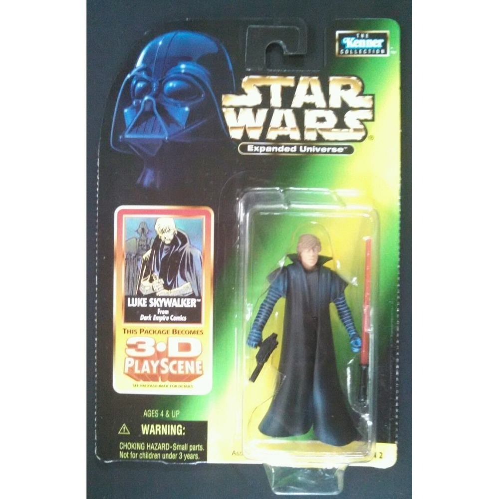 Star Wars Luke Skywalker Dark Empire Comics w/ 3D Playscene 1998 Action Figure